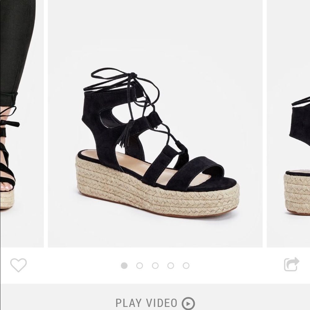 Brand new with out tags just fab flatform sandals